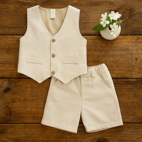 Conjunto 2 piezas chaleco y bermuda