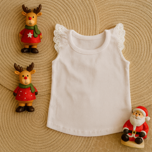 Remera de beba blanca