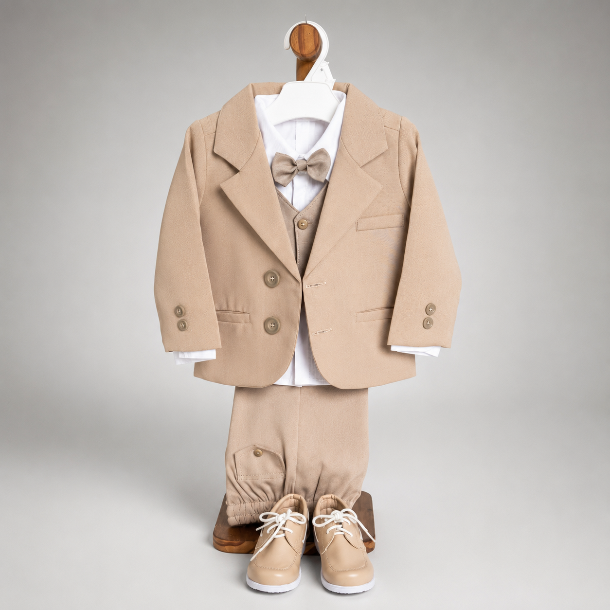 Conjunto de 6 piezas beige